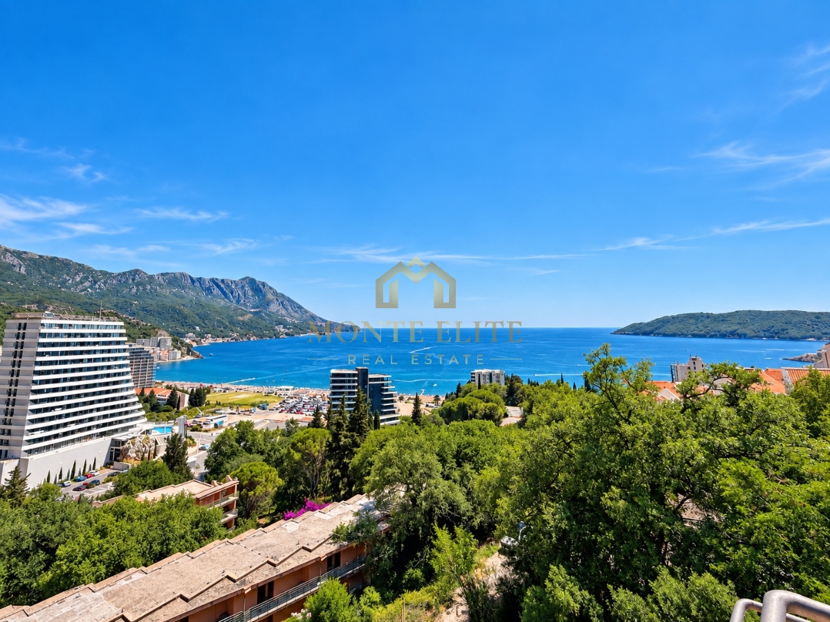 2-Bedroom Sea View Penthouse with Pool for Sale, Becici
