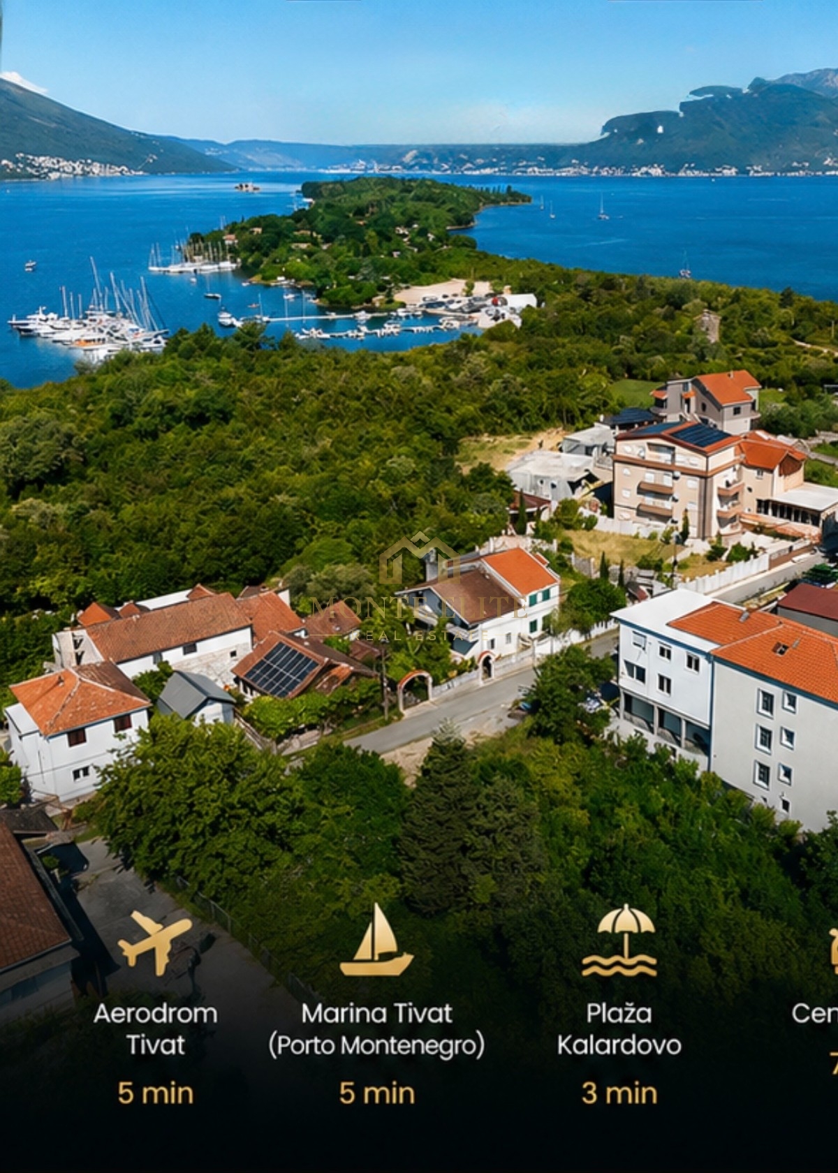 Moderna kolekcija stanova u blizini plaže Kalardovo, Tivat
