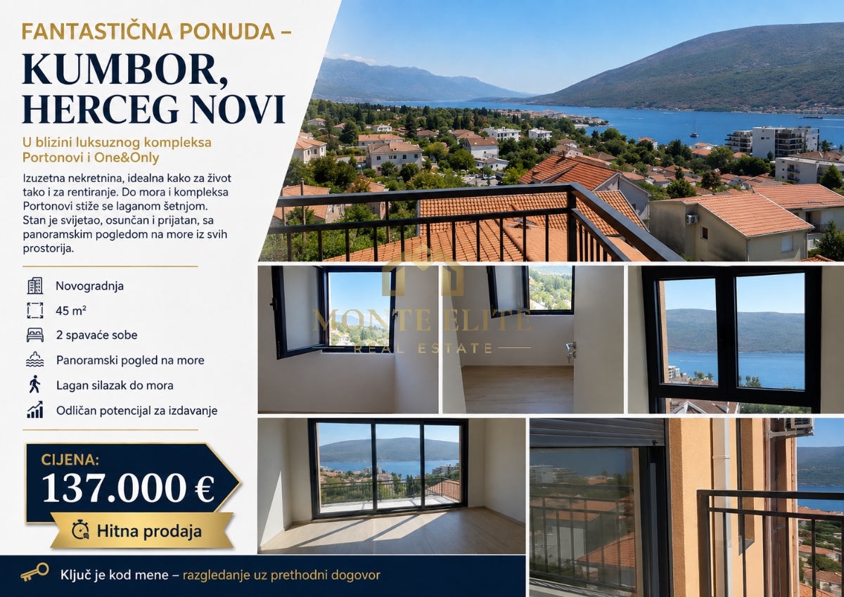 FANTASTIČNA PONUDA – KUMBOR, HERCEG NOVI