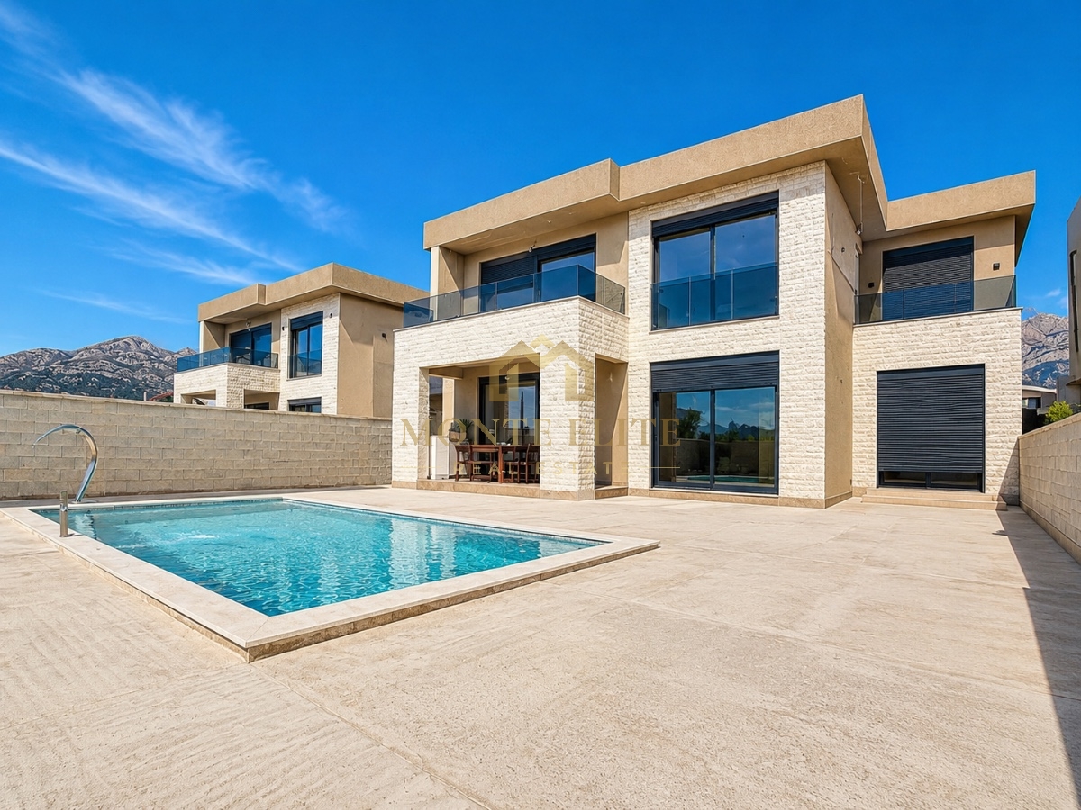 ZU VERKAUFEN – MODERN UND KOMPLETT MÖBLIERTE VILLA MIT PRIVATEM POOL, BAR – POLJE
