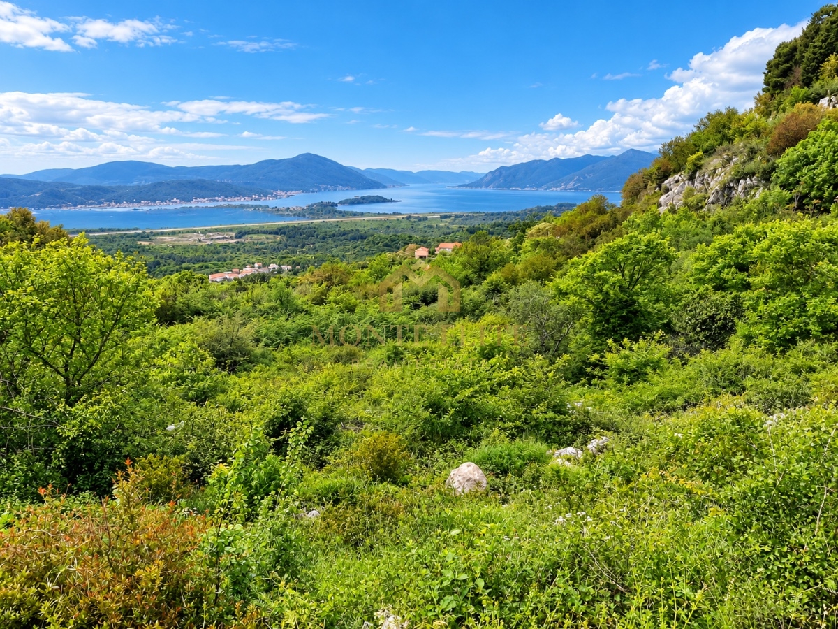 KAVAČ, KOTOR – EKSKLUZIVNA LOKACIJA ZEMLJISTA SA PANORAMSKIM POGLEDOM NA BOKU